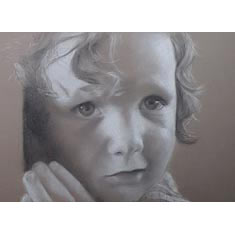 portrait aux pastels sur commande