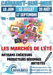 Marché artisanal des deferlantes 18 juin 2023