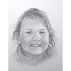 Cliquez pour agrandir portrait au fusain sur commande