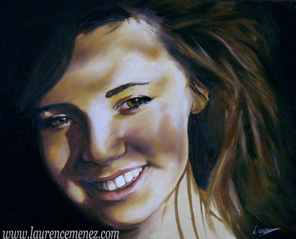 portrait en peinture huile sur commande