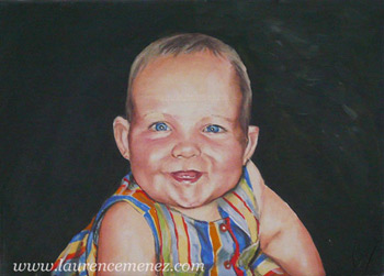 portrait en peinture huile sur commande