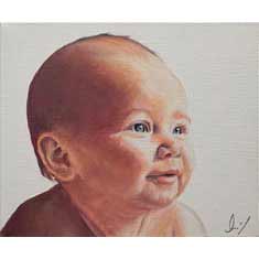 Retour aux portraits portrait en peinture à l'huile sur commande