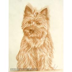 Cliquez pour agrandir portrait à la sanguine sur commande